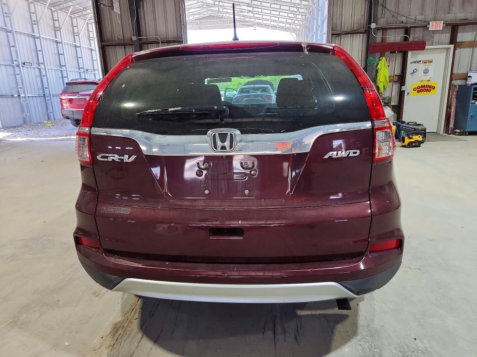 52395616 :رقم المزاد ، 5J6RM4H5XGL029558 vin ، 2016 Honda Cr-v مزاد بيع