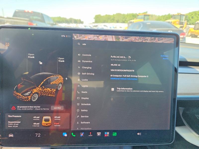 Aukcja sprzedaży 2021 Tesla Model 3, vin: 5YJ3E1EA3MF922078, numer aukcji: 53427936