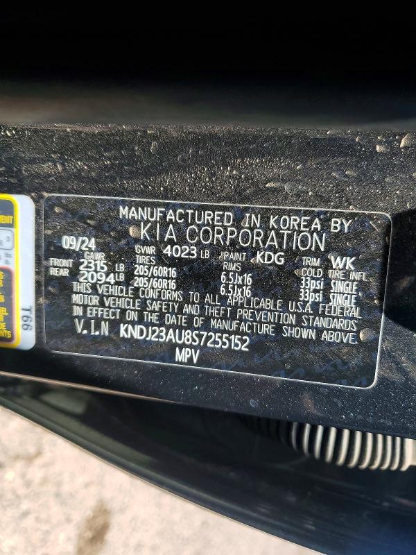 Aukcja sprzedaży 2025 Kia Soul, vin: KNDJ23AU8S7255152, numer aukcji: 53898706