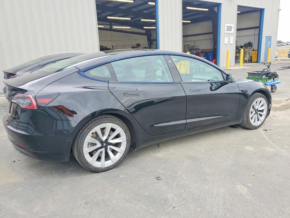2022 Tesla Model 3 მანქანა იყიდება აუქციონზე, vin: 5YJ3E1EA6NF304044, აუქციონის ნომერი: 55554876