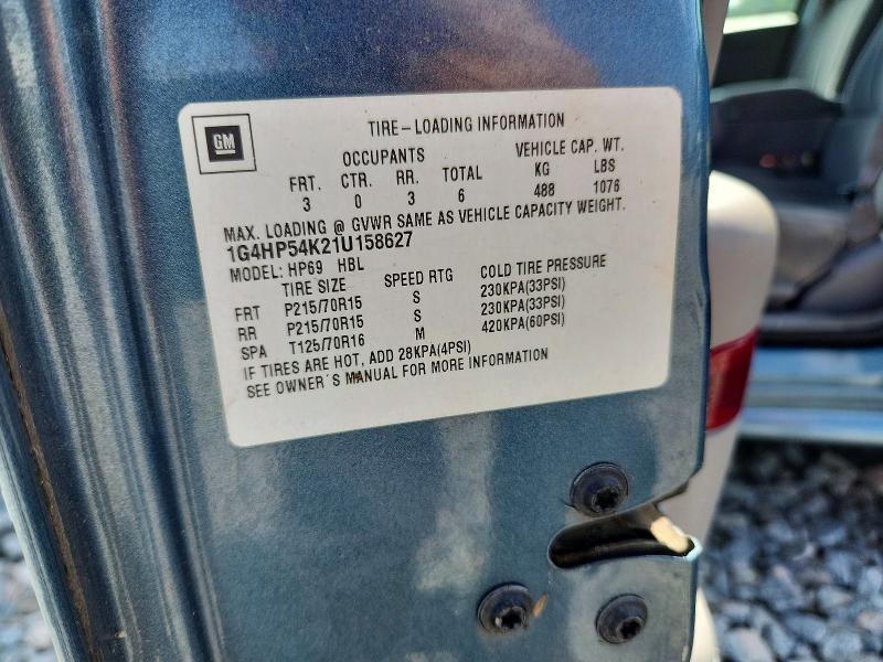 Продажа на аукционе авто 2001 Buick Lesabre, vin: 1G4HP54K21U158627, номер лота: 52921876