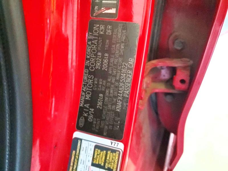 54922476 :رقم المزاد ، KNAFX4A82F5341622 vin ، 2015 Kia Forte مزاد بيع