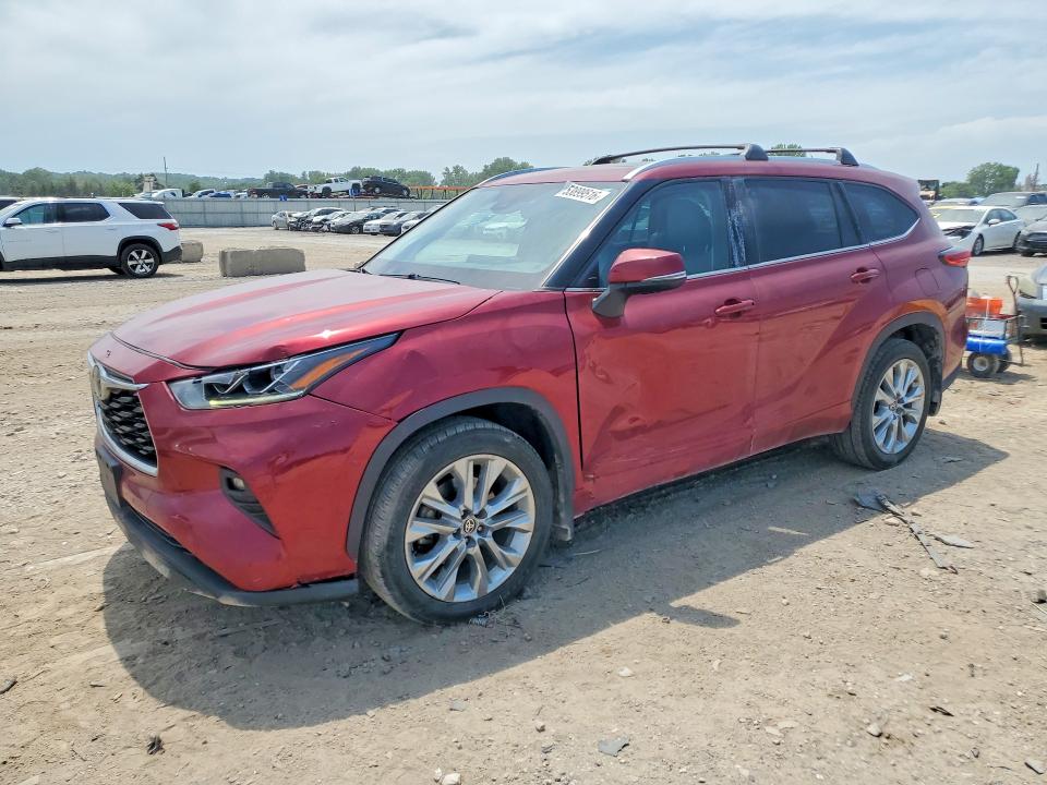 2021 Toyota Highlander მანქანა იყიდება აუქციონზე, vin: 5TDDZRBH5MS525928, აუქციონის ნომერი: 53899516