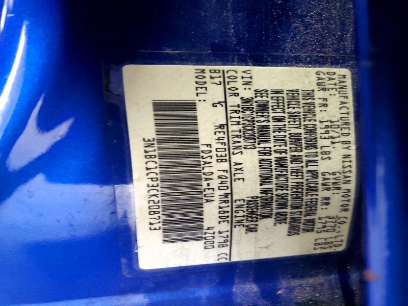 Aukcja sprzedaży 2012 Nissan Versa, vin: 3N1BC1CP3CK208713, numer aukcji: 54658756
