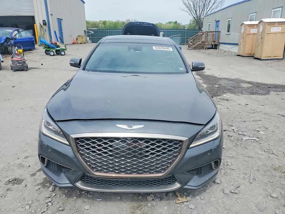 2019 Genesis G80 მანქანა იყიდება აუქციონზე, vin: KMTFN4JE9KU320640, აუქციონის ნომერი: 53429446