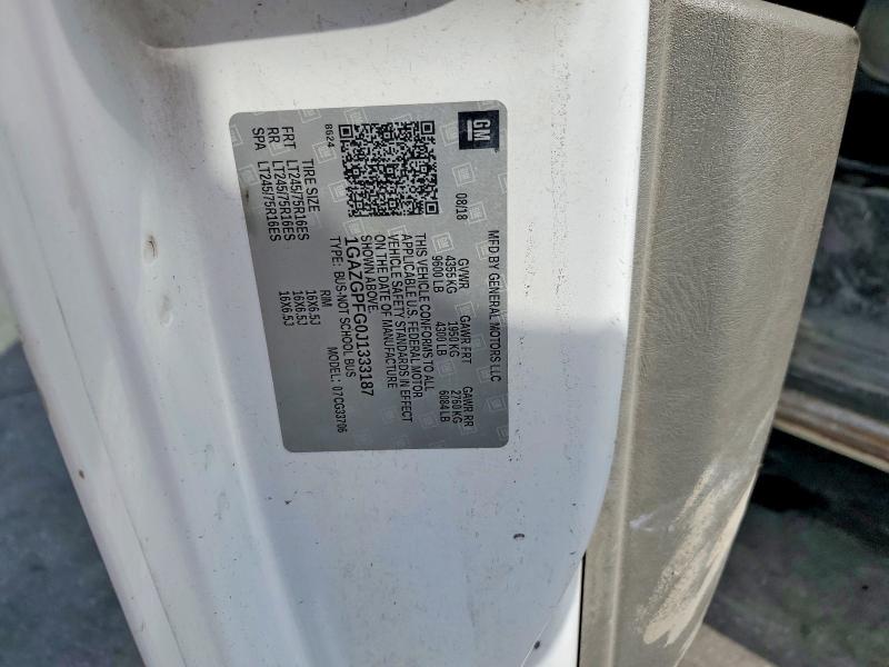 Продаж на аукціоні авто 2018 Chevrolet Express G3500, vin: 1GAZGPFG0J1333187, номер лоту: 55614046