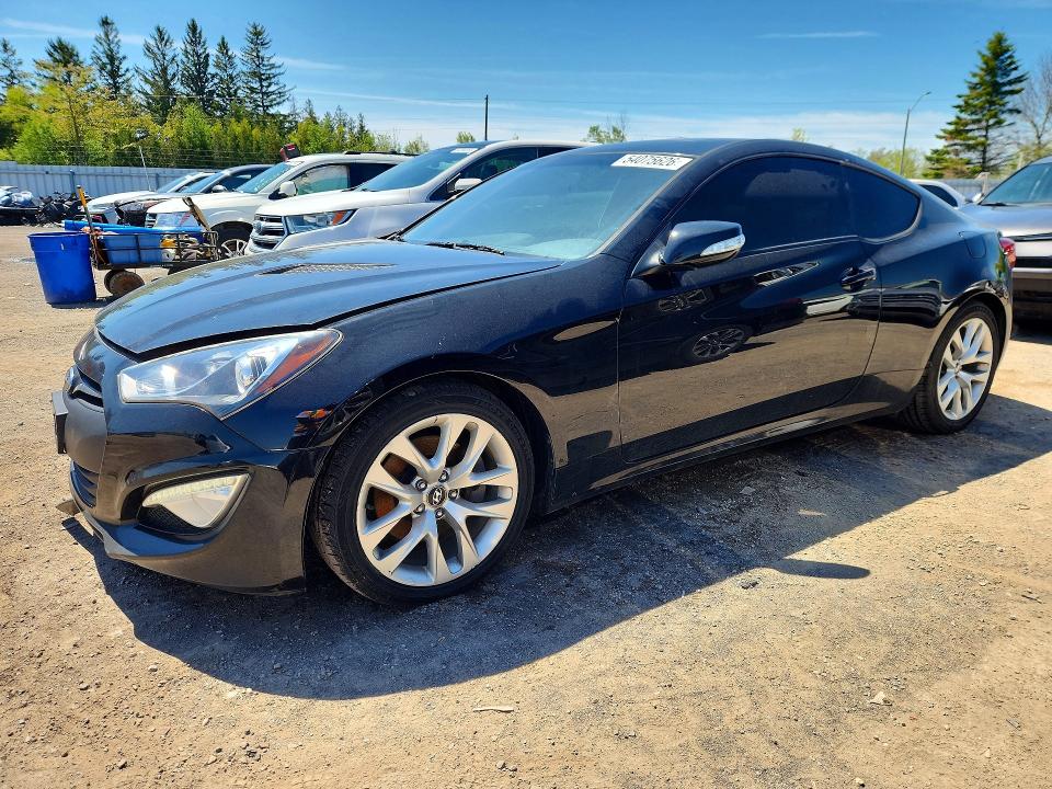 2015 Hyundai Genesis Coupe მანქანა იყიდება აუქციონზე, vin: KMHHU6KJ4FU129517, აუქციონის ნომერი: 54075626