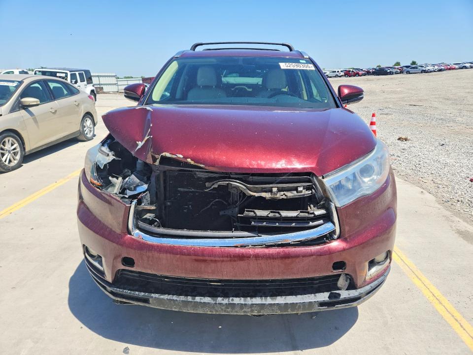 Продажа на аукционе авто 2016 Toyota Highlander, vin: 5TDDKRFH1GS304913, номер лота: 52590306