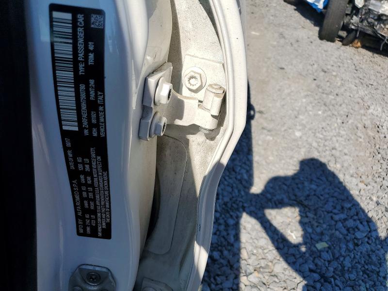 Продаж на аукціоні авто 2017 Alfa Romeo Giulia, vin: ZARFAEEN9H7560780, номер лоту: 52135246