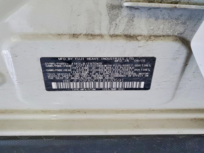 Продажа на аукционе авто 2015 Subaru Xv Crosstrek, vin: JF2GPADC3F8320591, номер лота: 52878746