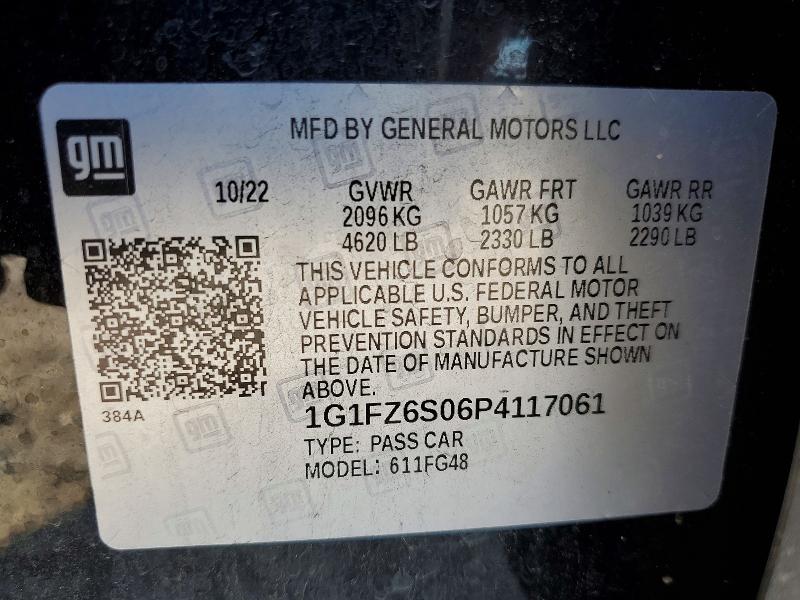 Aukcja sprzedaży 2023 Chevrolet Bolt Euv, vin: 1G1FZ6S06P4117061, numer aukcji: 52944596