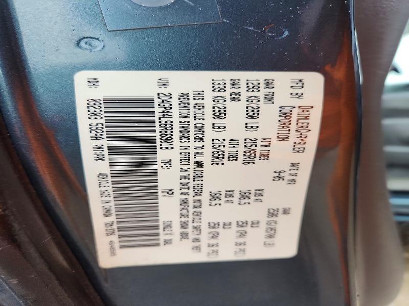 54589566 :رقم المزاد ، 2D4GP44L96R669018 vin ، 2006 Dodge Grand Caravan مزاد بيع
