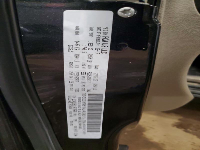 2018 Dodge Grand Caravan მანქანა იყიდება აუქციონზე, vin: 2C4RDGBG1JR170602, აუქციონის ნომერი: 52034896