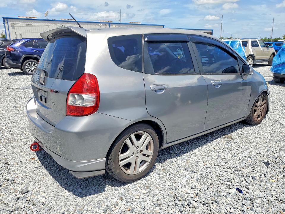 54481706 :رقم المزاد ، JHMGD38467S028426 vin ، 2007 Honda Fit مزاد بيع