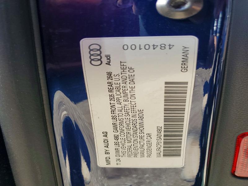 53186446 :رقم المزاد ، WAUFACF51SA014902 vin ، 2025 Audi A5 مزاد بيع