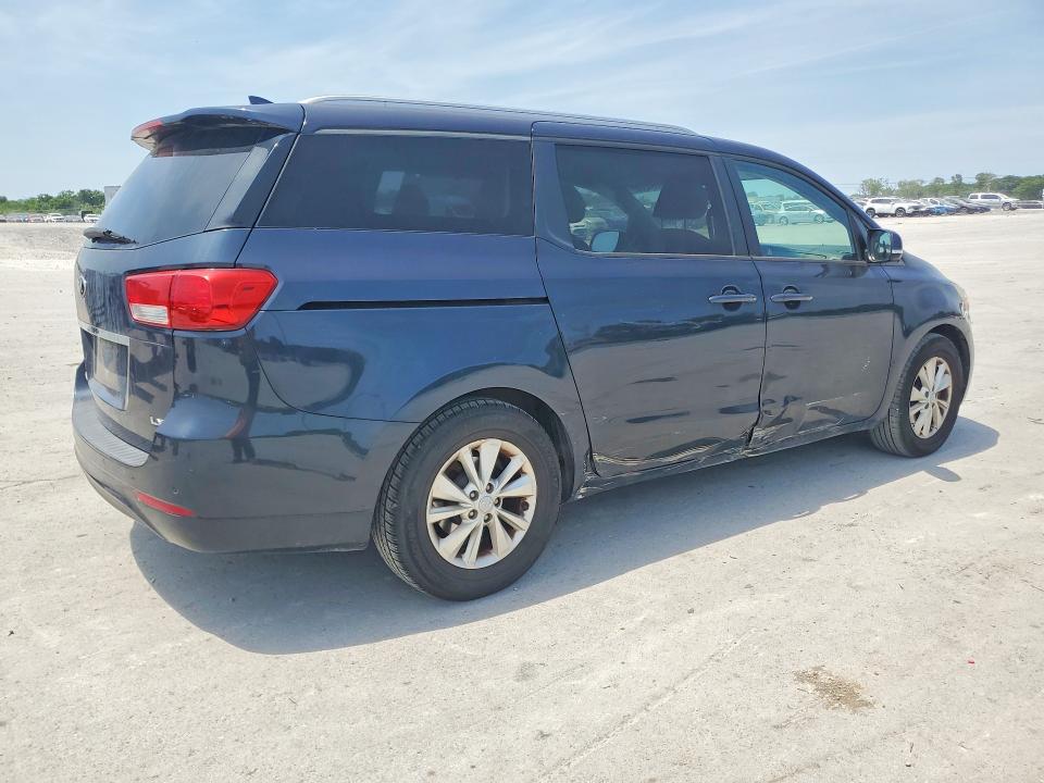 53943086 :رقم المزاد ، KNDMB5C11G6105666 vin ، 2016 Kia Sedona مزاد بيع