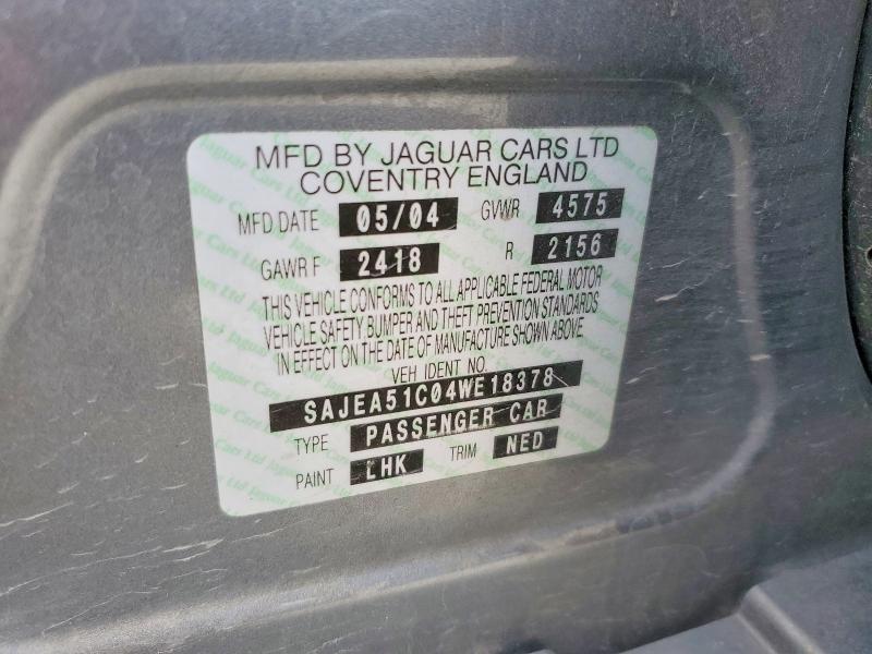 Продажа на аукционе авто 2004 Jaguar X-type, vin: SAJEA51C04WE18378, номер лота: 55419966