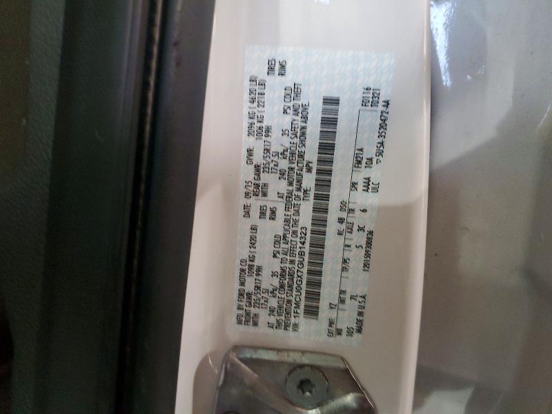 Aukcja sprzedaży 2016 Ford Escape, vin: 1FMCU0GX7GUB14323, numer aukcji: 53137166