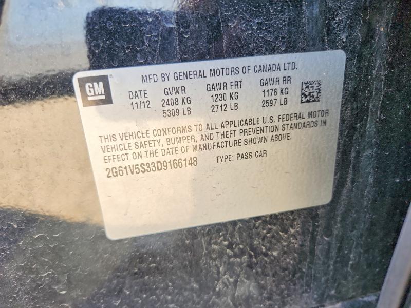2013 Cadillac Xts მანქანა იყიდება აუქციონზე, vin: 2G61V5S33D9166148, აუქციონის ნომერი: 54687126