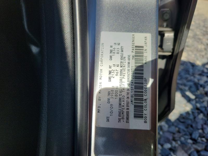 Aukcja sprzedaży 2010 Mazda 3, vin: JM1BL1SF0A1226851, numer aukcji: 53637036
