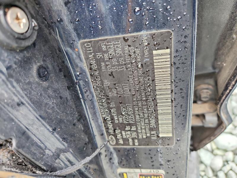 2010 Hyundai Santa Fe მანქანა იყიდება აუქციონზე, vin: 5NMSG3AB8AH396525, აუქციონის ნომერი: 52573116