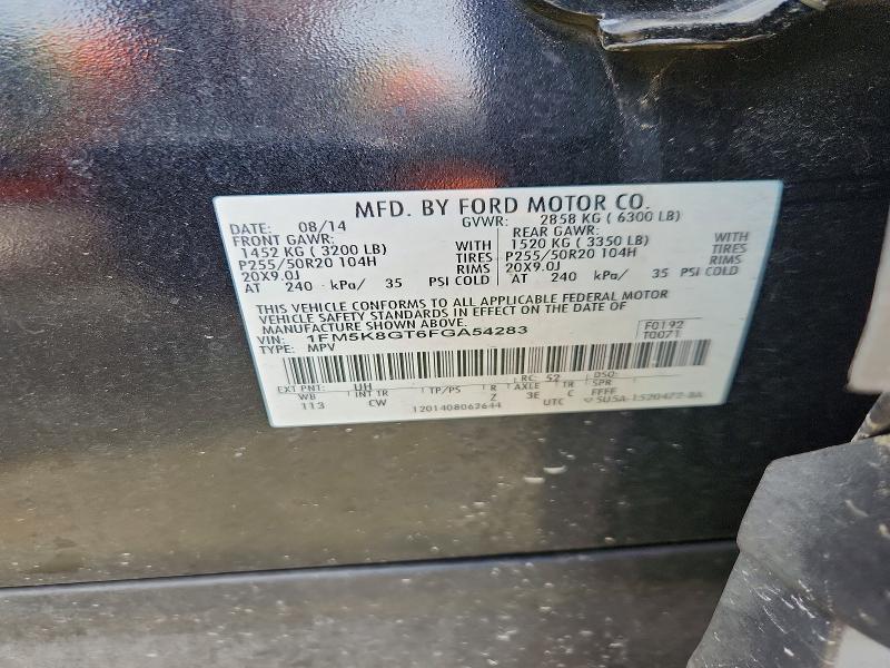 Продаж на аукціоні авто 2015 Ford Explorer, vin: 1FM5K8GT6FGA54283, номер лоту: 53637006