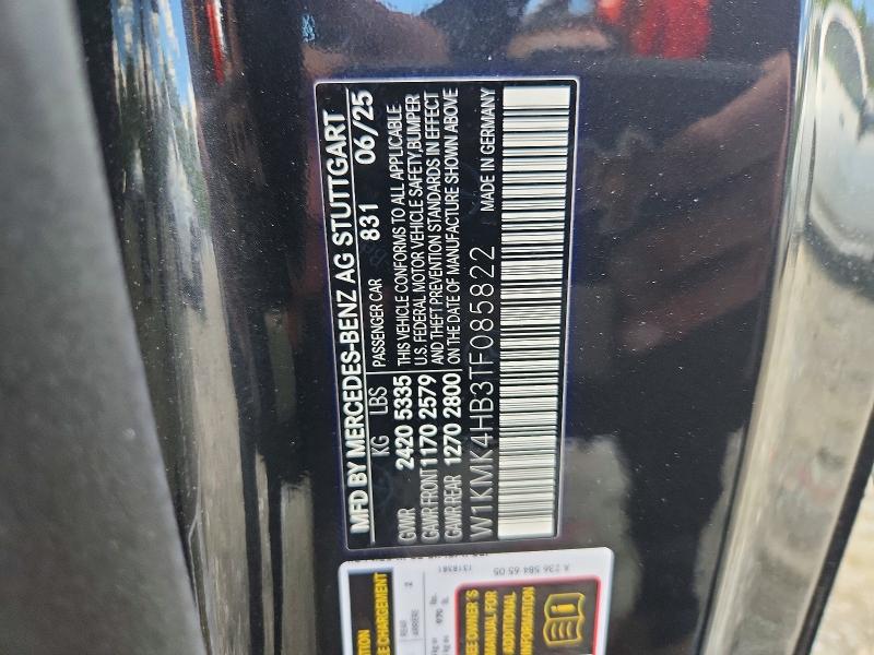 Продаж на аукціоні авто 2026 Mercedes-benz Cle, vin: W1KMK4HB3TF085822, номер лоту: 51804766