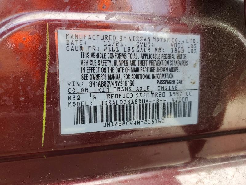 Продажа на аукционе авто 2022 Nissan Sentra, vin: 3N1AB8CV4NY215160, номер лота: 52259736