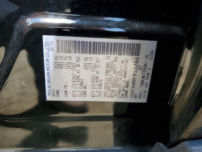 Продажа на аукционе авто 2023 Nissan Rogue, vin: 5N1BT3AB9PC910266, номер лота: 52505576
