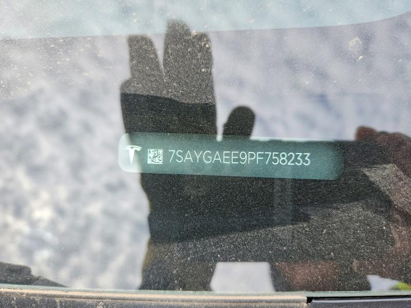 2023 Tesla Model Y მანქანა იყიდება აუქციონზე, vin: 7SAYGAEE9PF758233, აუქციონის ნომერი: 53416916