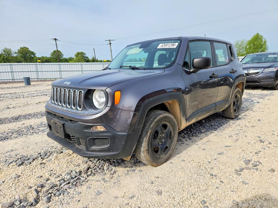 Продажа на аукционе авто 2017 Jeep Renegade, vin: ZACCJBAH8HPG35158, номер лота: 52691296