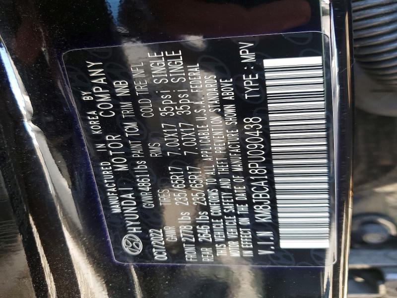 Продаж на аукціоні авто 2023 Hyundai Tucson, vin: KM8JBCA18PU090438, номер лоту: 53908816