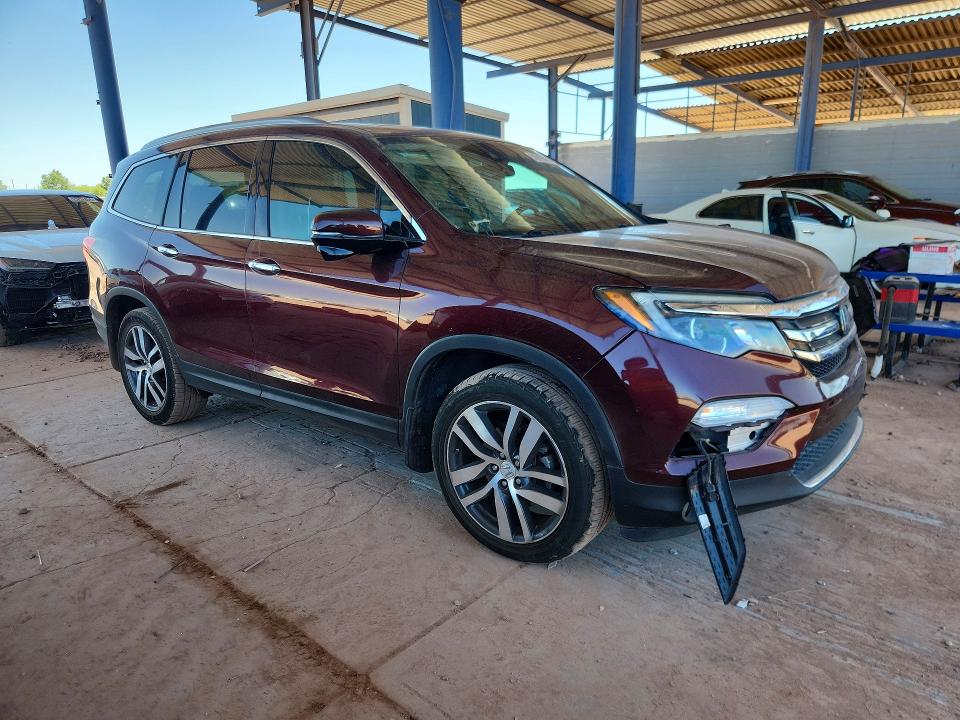 2017 Honda Pilot მანქანა იყიდება აუქციონზე, vin: 5FNYF5H94HB015549, აუქციონის ნომერი: 53819766