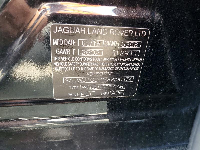 Продажа на аукционе авто 2016 Jaguar Xj, vin: SAJWJ1CD7G8W00474, номер лота: 54659516