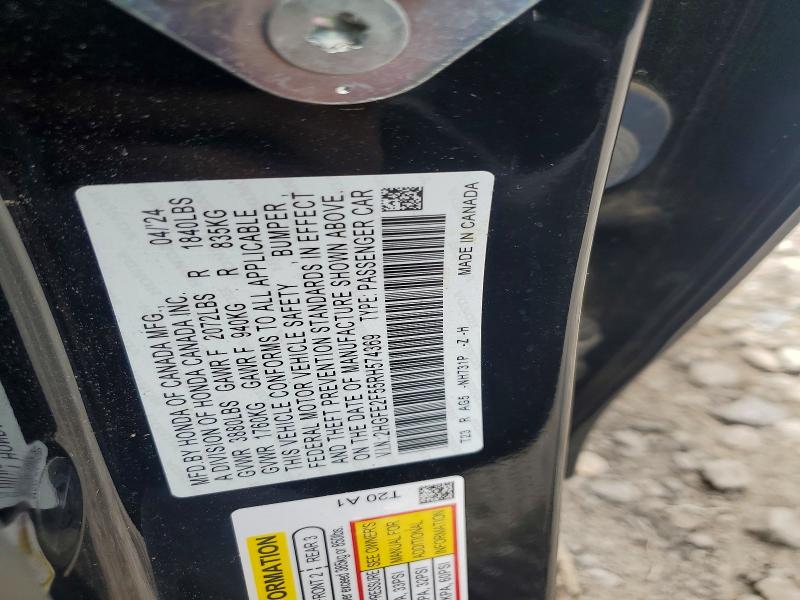 2024 Honda Civic მანქანა იყიდება აუქციონზე, vin: 2HGFE2F55RH574369, აუქციონის ნომერი: 53482376
