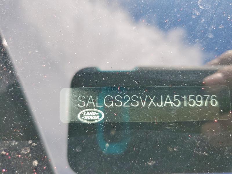 Aukcja sprzedaży 2018 Land Rover Range Rover, vin: SALGS2SVXJA515976, numer aukcji: 52888546