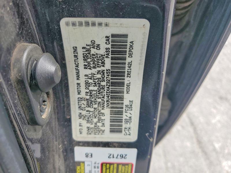Продажа на аукционе авто 2010 Toyota Corolla, vin: 1NXBU4EEXAZ327455, номер лота: 54876056