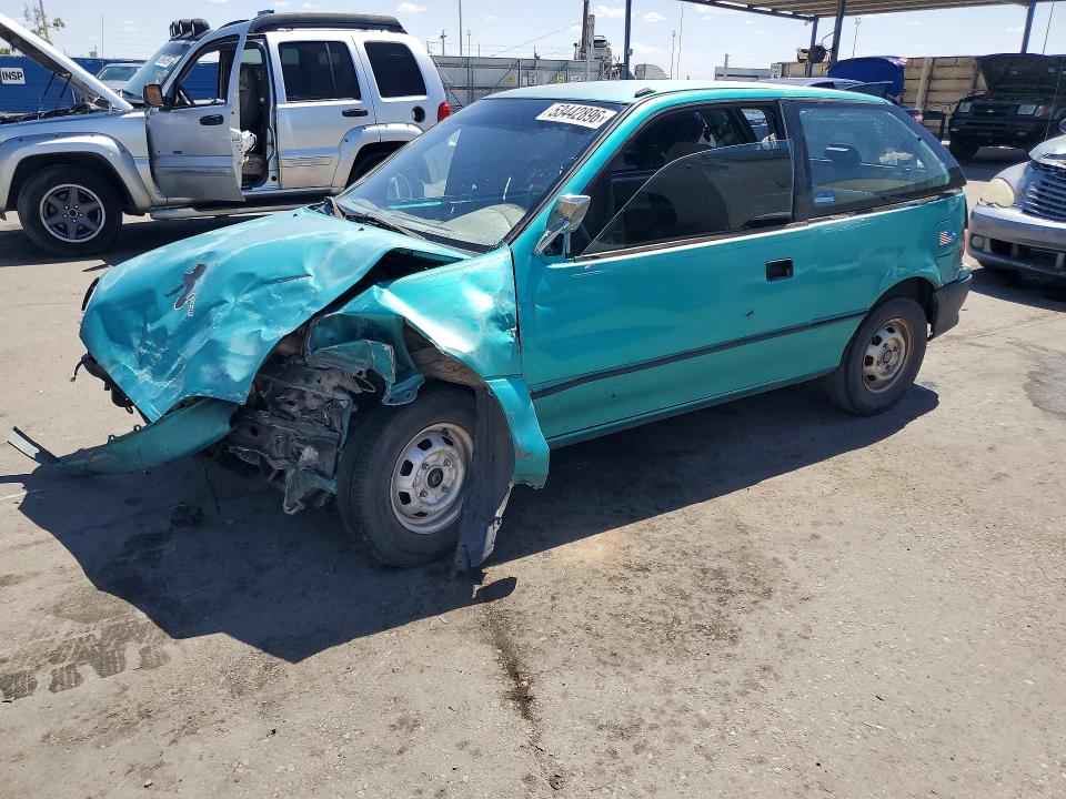 1993 Geo Metro მანქანა იყიდება აუქციონზე, vin: 2C1MR2469P6775364, აუქციონის ნომერი: 53442896
