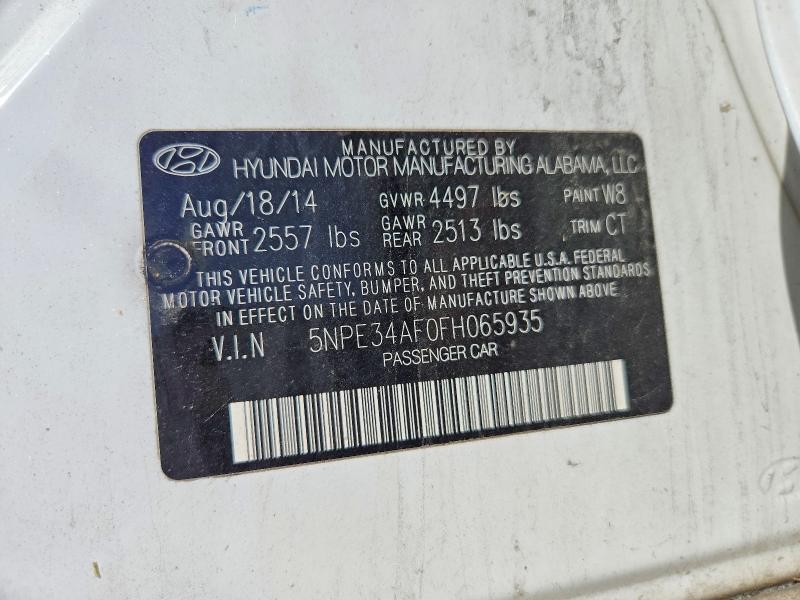 Продажа на аукционе авто 2015 Hyundai Sonata, vin: 5NPE34AF0FH065935, номер лота: 52247666