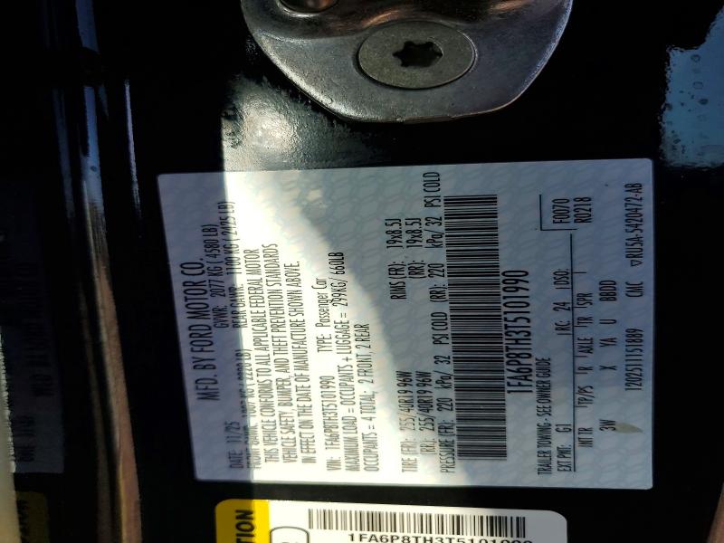 Продаж на аукціоні авто 2026 Ford Mustang, vin: 1FA6P8TH3T5101990, номер лоту: 54073156