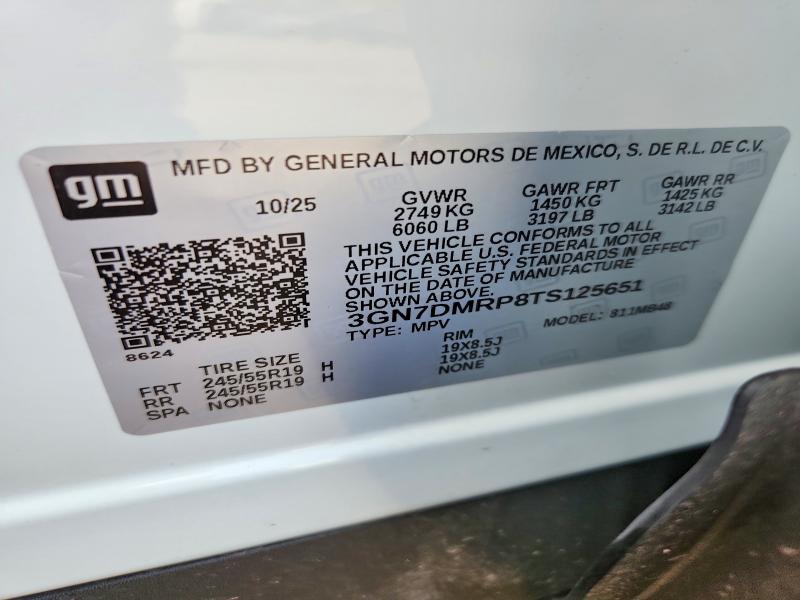 53215286 :رقم المزاد ، 3GN7DMRP8TS125651 vin ، 2026 Chevrolet Equinox مزاد بيع