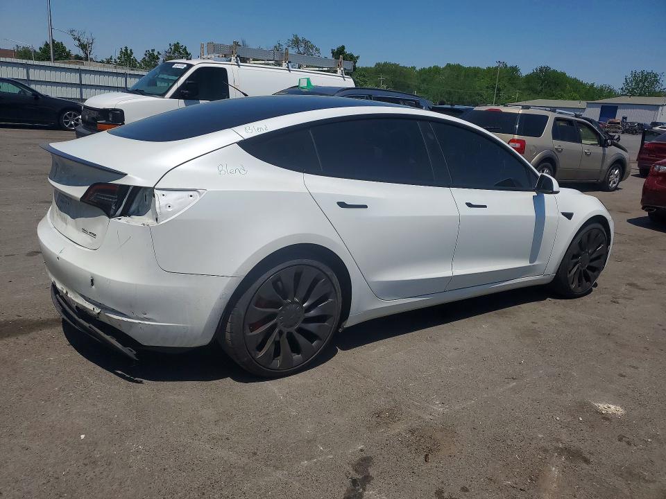 Продаж на аукціоні авто 2022 Tesla Model 3, vin: 5YJ3E1EC1NF346722, номер лоту: 53781566