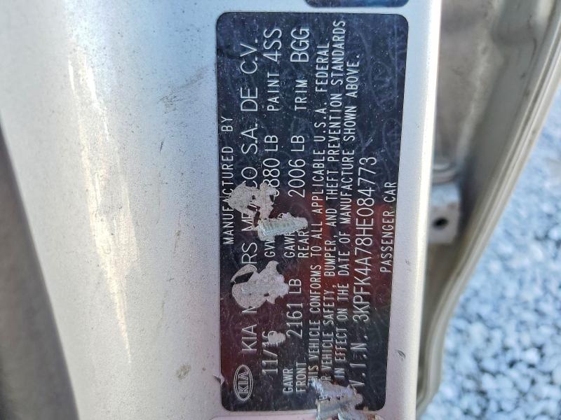 Продаж на аукціоні авто 2017 Kia Forte, vin: 3KPFK4A78HE084773, номер лоту: 53087796