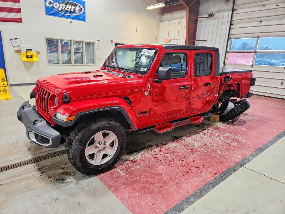 53309856 :رقم المزاد ، 1C6JJTAG8ML508131 vin ، 2021 Jeep Gladiator مزاد بيع