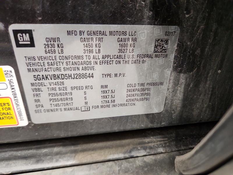 Aukcja sprzedaży 2017 Buick Encore Awd, vin: 5GAKVBKD5HJ288644, numer aukcji: 54969446