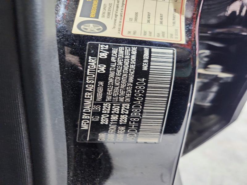 Aukcja sprzedaży 2013 Mercedes-benz E, vin: WDDHF8JB8DA695804, numer aukcji: 52873976