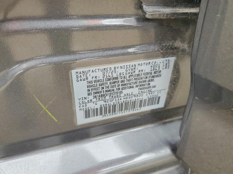 Продажа на аукционе авто 2025 Nissan Sentra, vin: 3N1AB8CV1SY378165, номер лота: 54723866