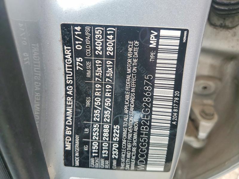 Продажа на аукционе авто 2014 Mercedes-benz Glk, vin: WDCGG5HB2EG286875, номер лота: 52720636