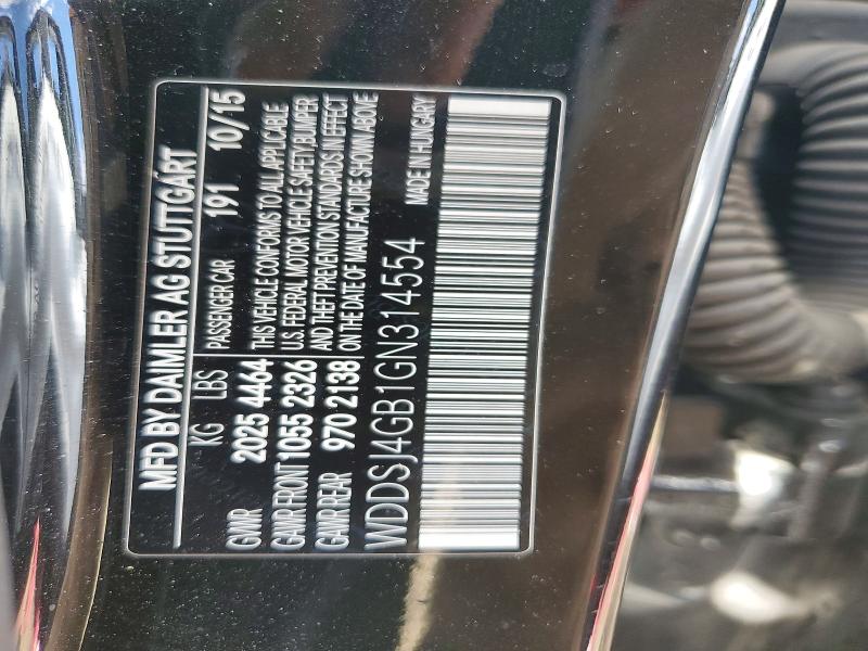 Продажа на аукционе авто 2016 Mercedes-benz Cla, vin: WDDSJ4GB1GN314554, номер лота: 49972536