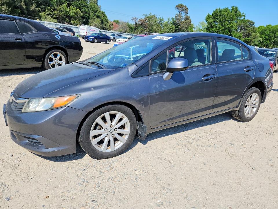 2012 Honda Civic მანქანა იყიდება აუქციონზე, vin: 19XFB2F99CE021687, აუქციონის ნომერი: 54225876